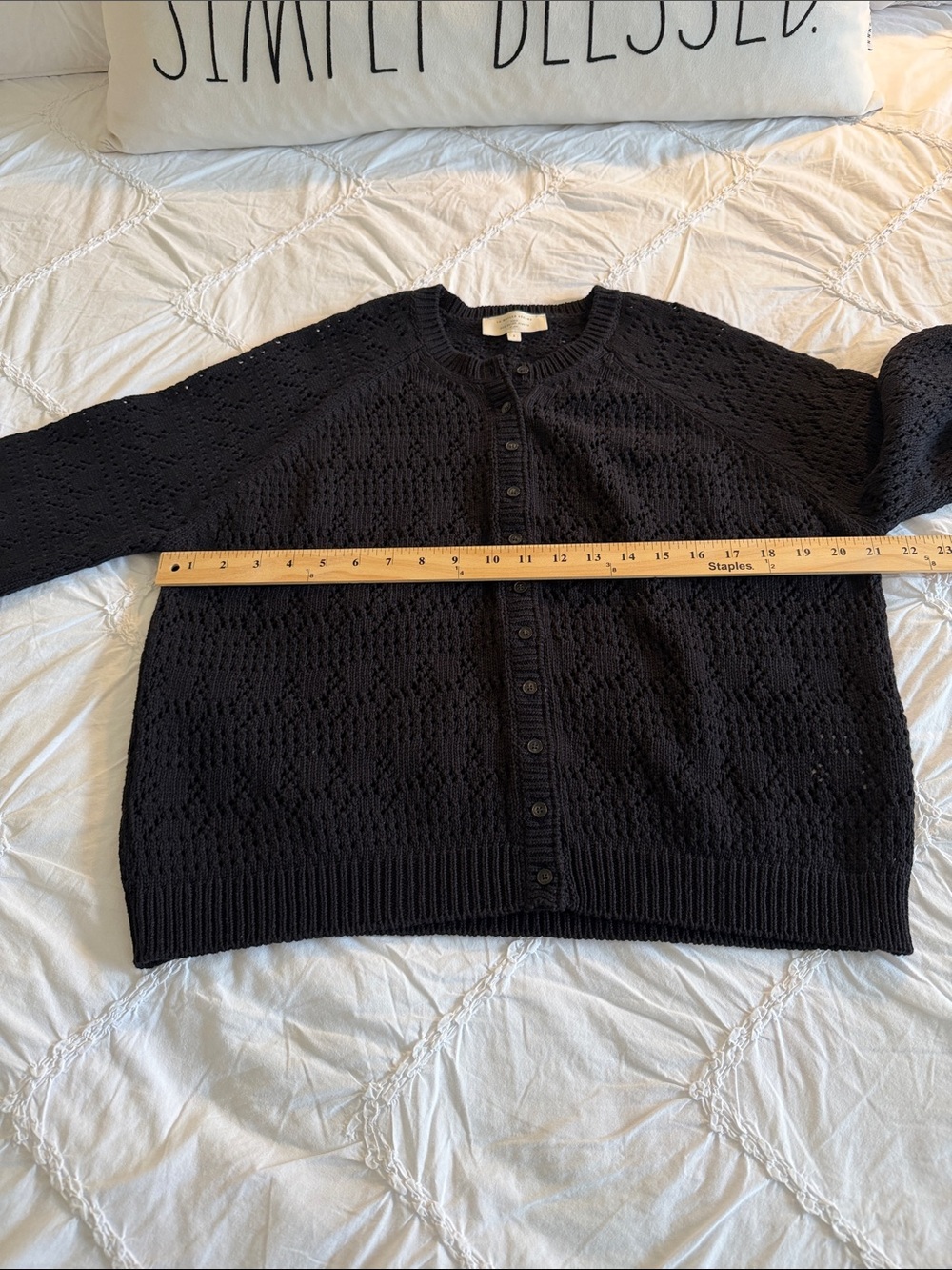 Sezane Capucine Cardigan Black - Size S gently used - Picture 6 of 10